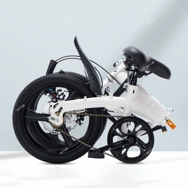 Lightweight 20" Folding Bike Variable Speed Compact Bicycle for Men Women Students