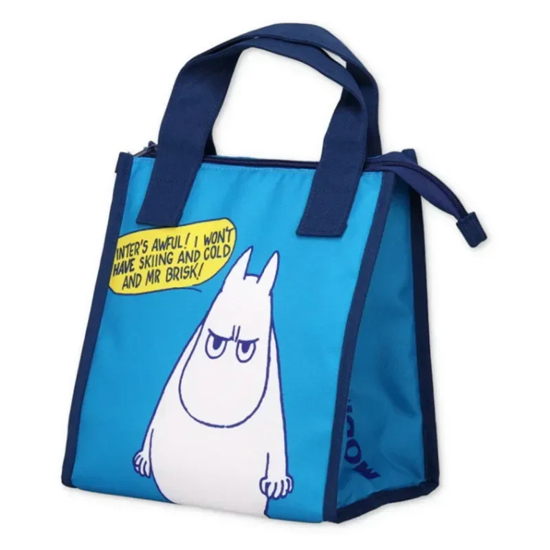 M-Moomins Cute Cartoon Thermal Insulated Cooler Bag Portable Lunch Tote Bag for Students & Office Workers Handheld Bento Box - view 4