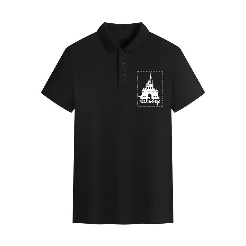 

New Summer Classic Animation Printed POLO Shirt Men's and Women's Fashion Casual Sports Breathable Slim Regular Top Large Size