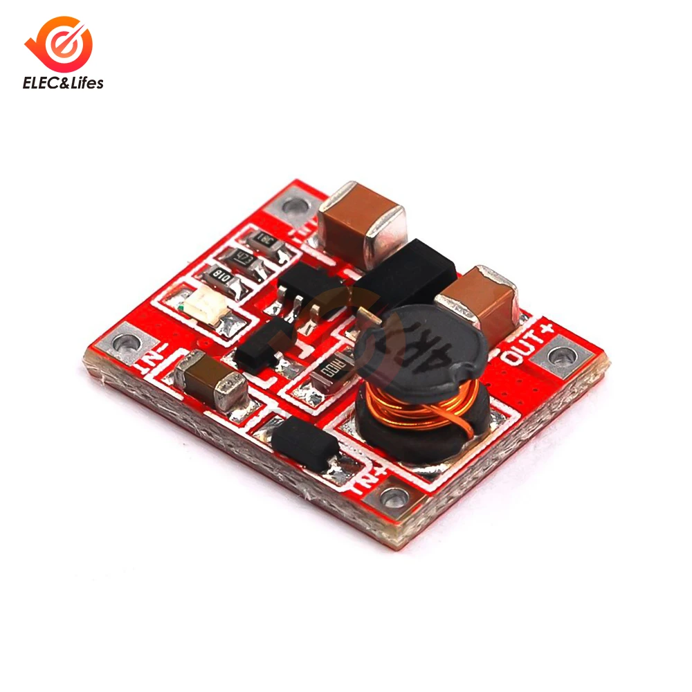 5 uds DC-DC 3V a 5V 1A módulo de fuente de alimentación de refuerzo convertidor placa de circuito de aumento más alta eficiencia 96% Ultra pequeño