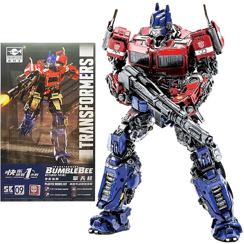 В наличии оригинальный TRUMPETER OPTIMUS PRIME Трансформеры 10 см набор пластиковых моделей Сборная модель Коллекция экшн-Фигурки игрушки подарки