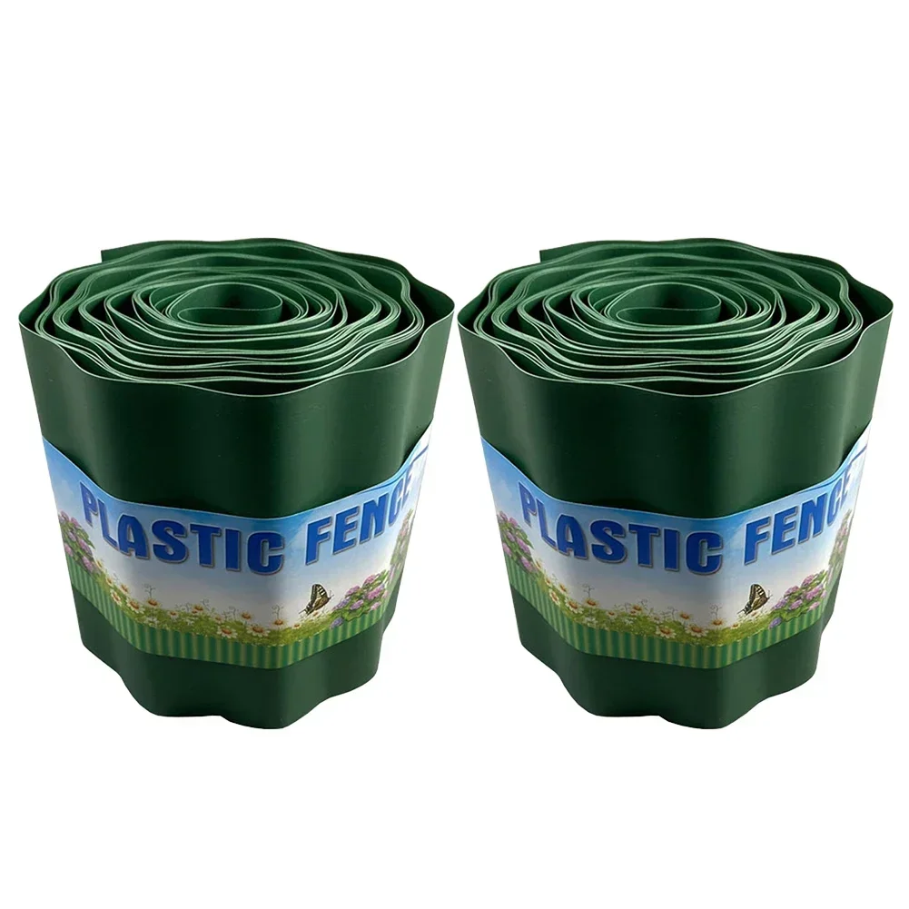

Outdoor Decor Flexible Border Landscaping Ideas 6M*15CM DIY Garden Fence Installation Kit Garden Ample Coverage
