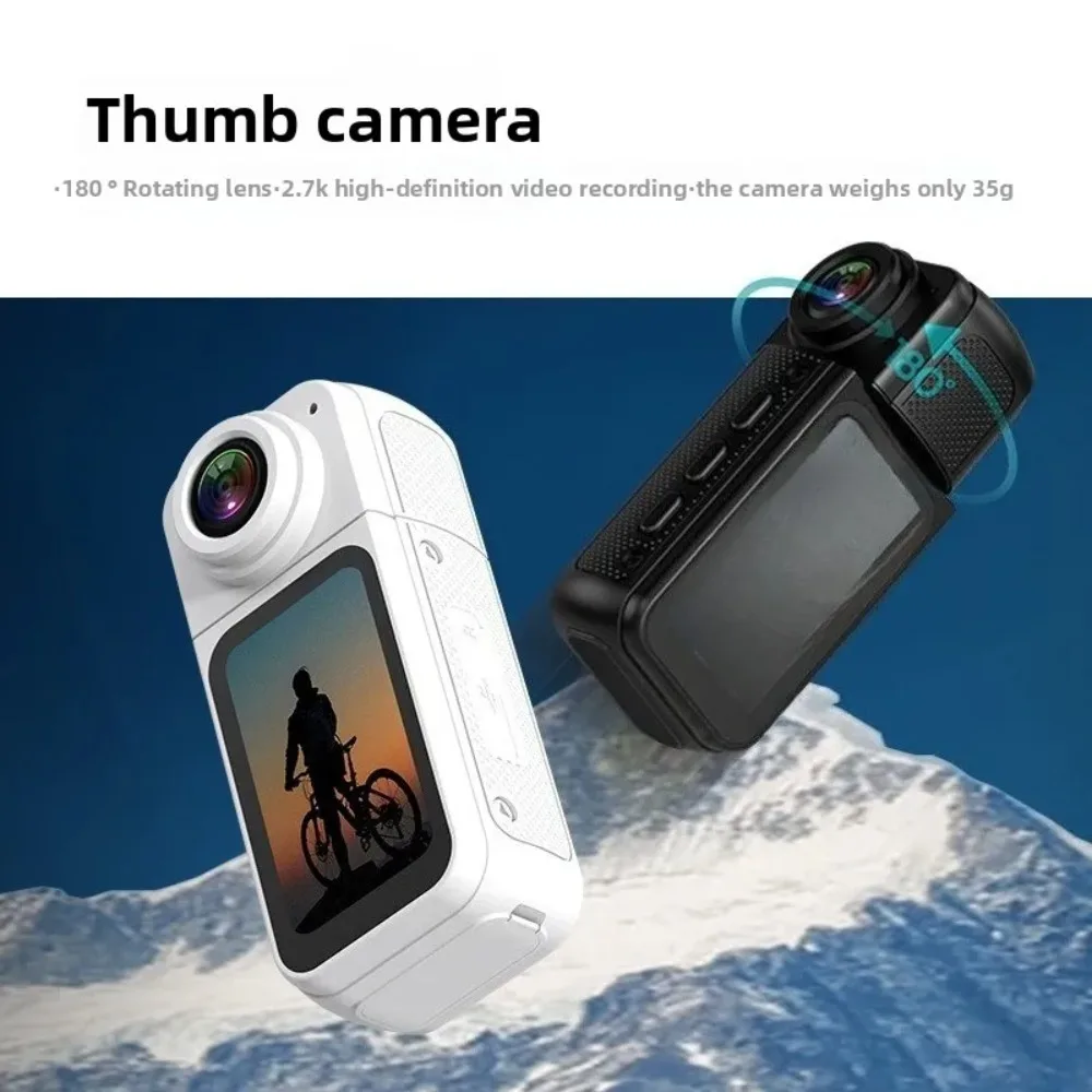 Outdoor Sports Thumb Camera HD Camera 1080p Portable Cycling Mountaineering Recorder Rotation