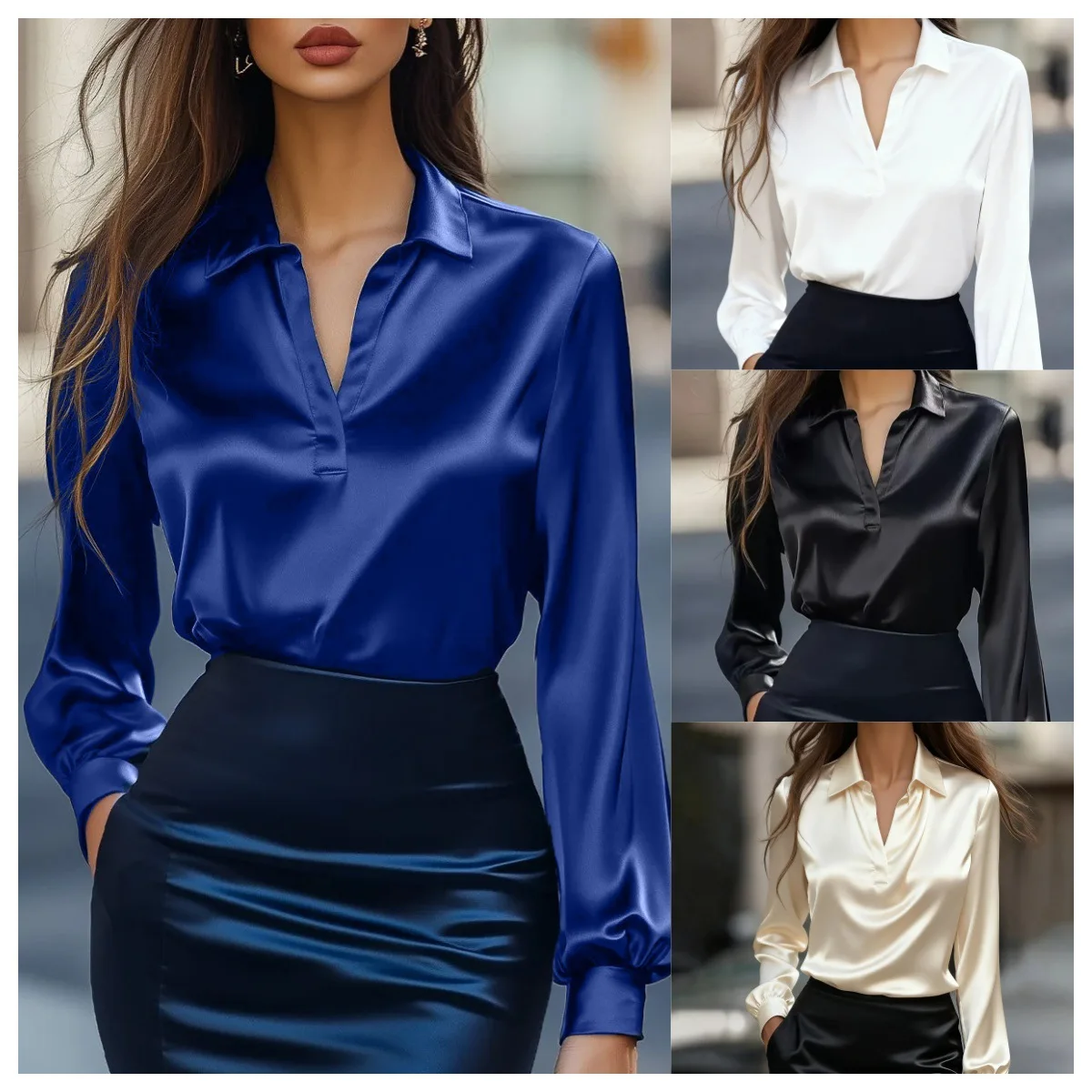 

Атлас Vne Long Sve irt для женщин, 2025 г., для поездок на работу, с завязкой на талии, тонкая полиэтиленовая ткань, трапециевидной формы, све, тонкая и не тонущая