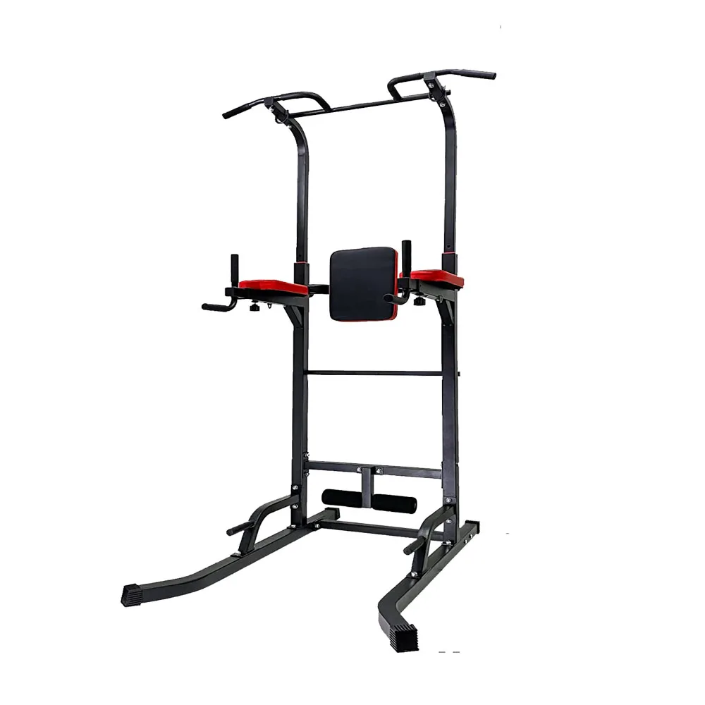 Home gym steel multifunctional power rack pull up and dip station