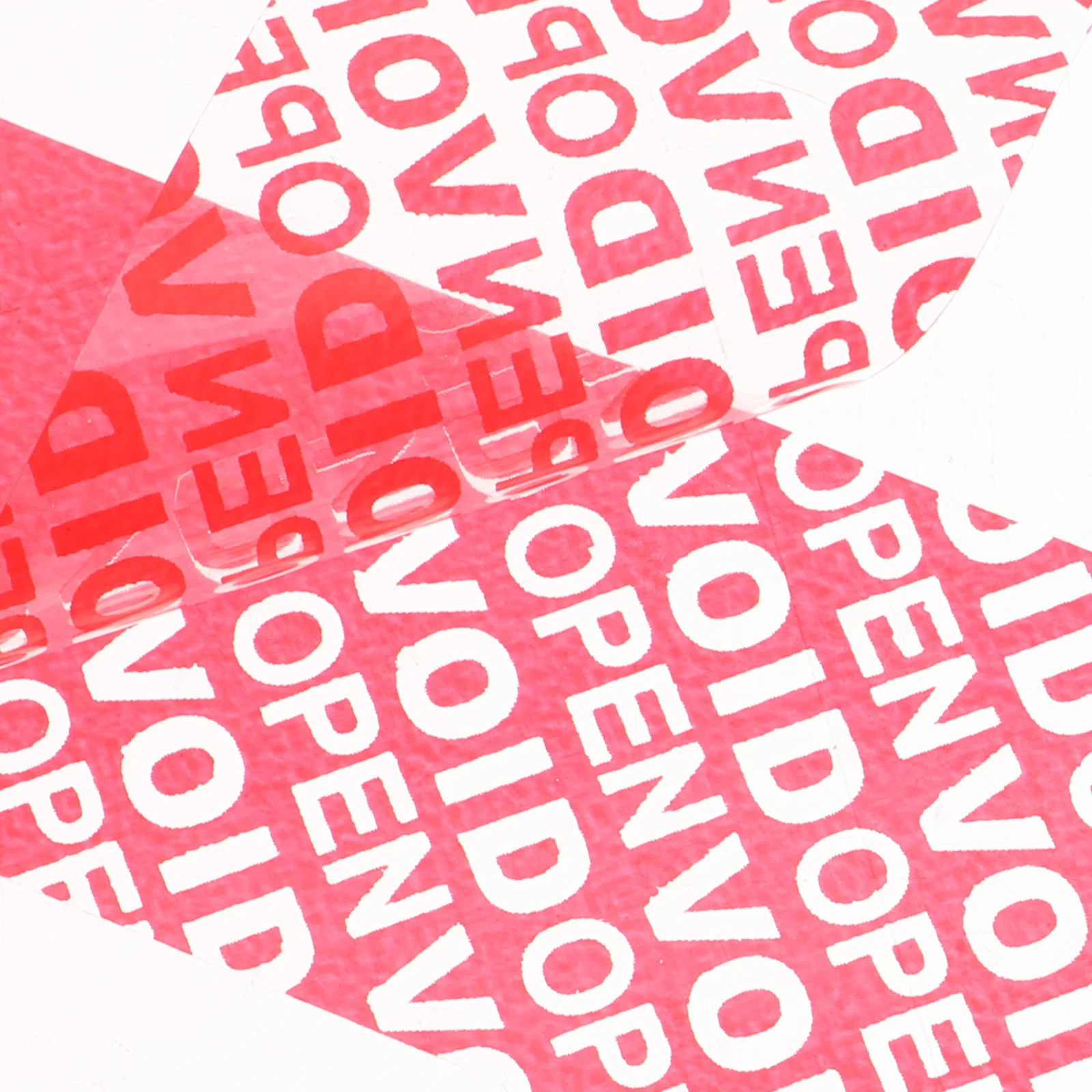 Security Tape Tamper Proof Resistant Round Packaging Packing Supply The Pet Voidopen