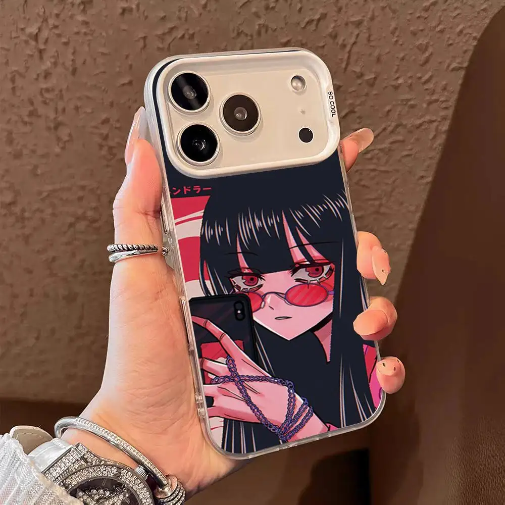 Retro Japanese Style Phone Case For IPhone 17 Air 16 E 15 14 Plus 13 12 11 Pro Max Colored Silver Cover