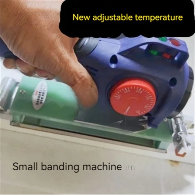 220V Woodworking Portable Edge Banding Machine Adjustable Temperature Wood PVC Manual Edge Bander For Self-adhesive Edge Banding