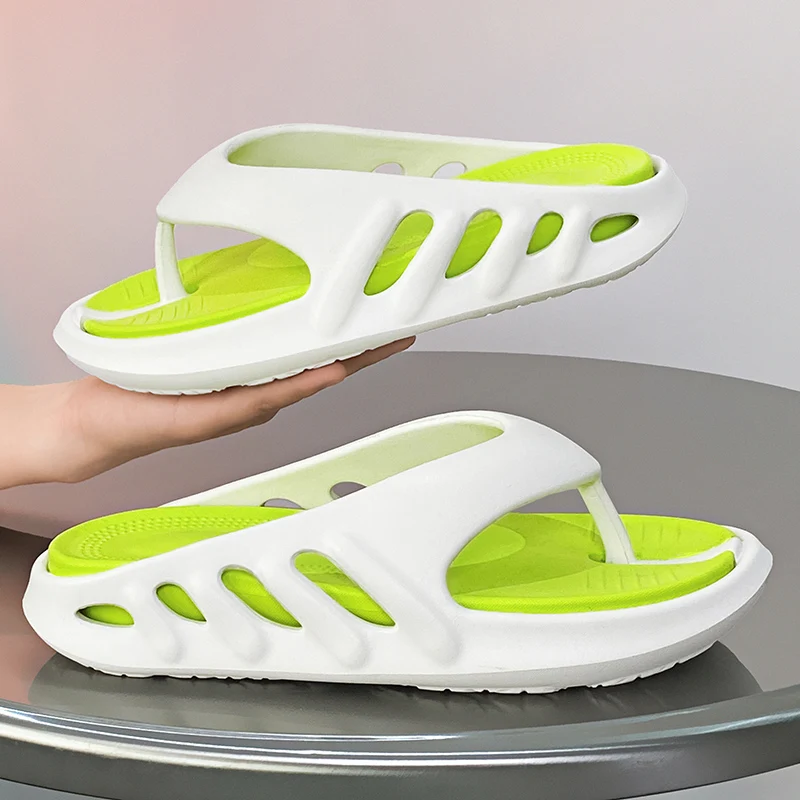 

Men's Shoe 2025 Summer New Men's Slippers Soft Bottom Non Slip Beach Flip Flops Breathable Leisure Platform Brand Sandals