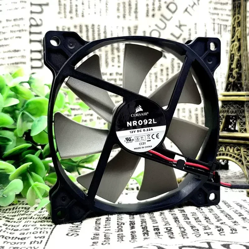 Ultra-thin Cooling Fan for Corsair NR092L 9cm 9015 12V 0.22A Chassis CPU Radiator