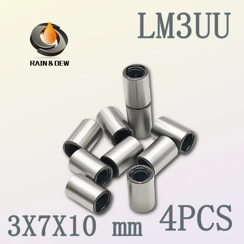 4PCS LM3UU Bearing …