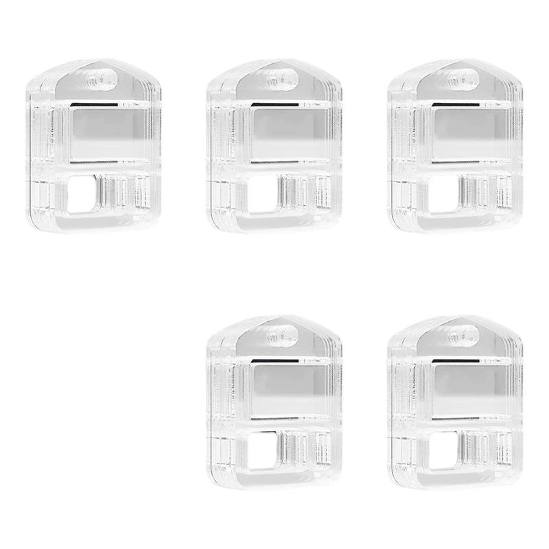 DT16 300pcs Acrylic Embroidery Floss Drops, Clear Slim Thread Organizer Bobbins for Cross-Stitch, Sewing, DIY Crafts - Durable
