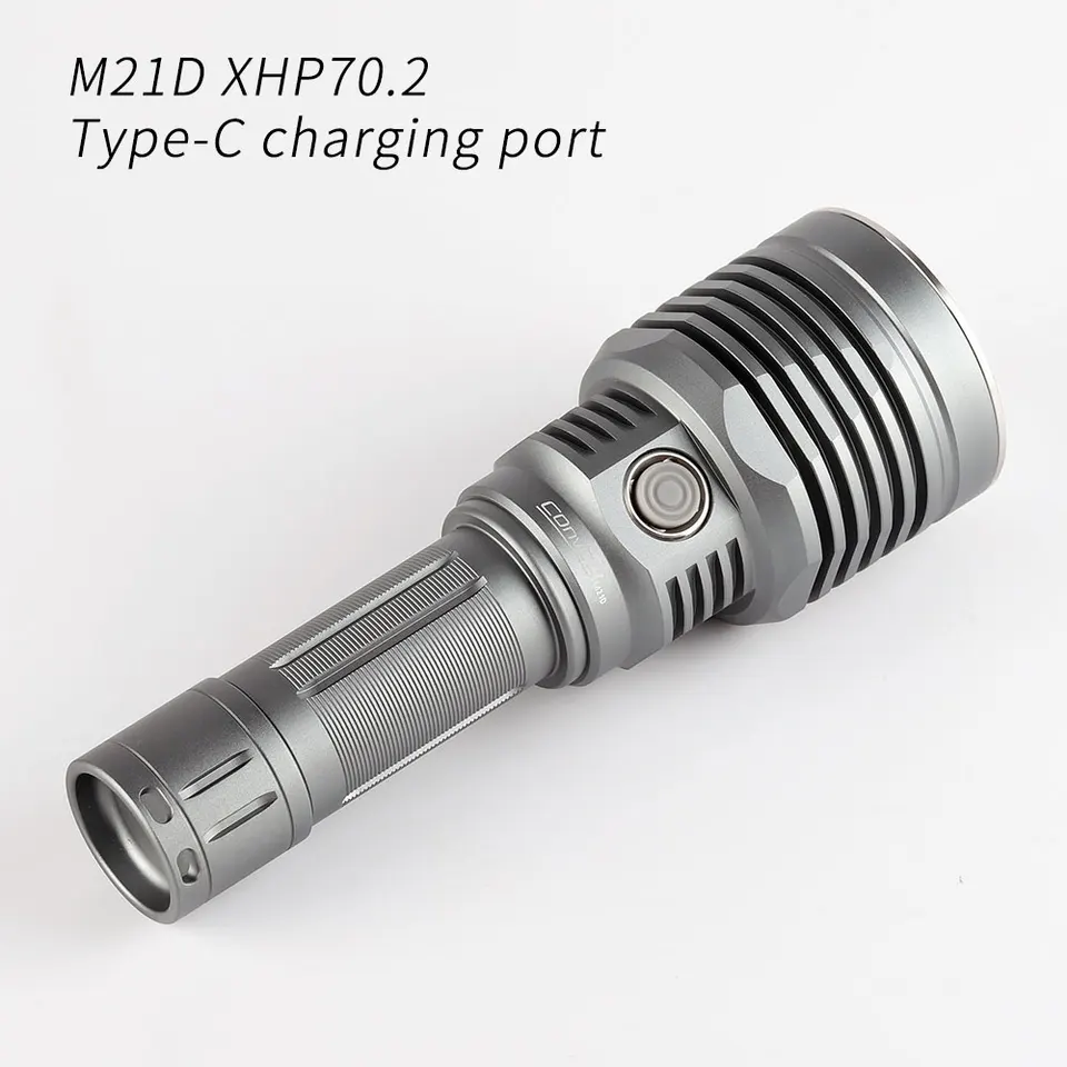 Convoy M21D flashlight XHP70.2 XHP70.3 HI, ramping,Type-C charging Convoy M21D flashlight XHP70.2 XHP70.3 HI, ramping,Type-C charging