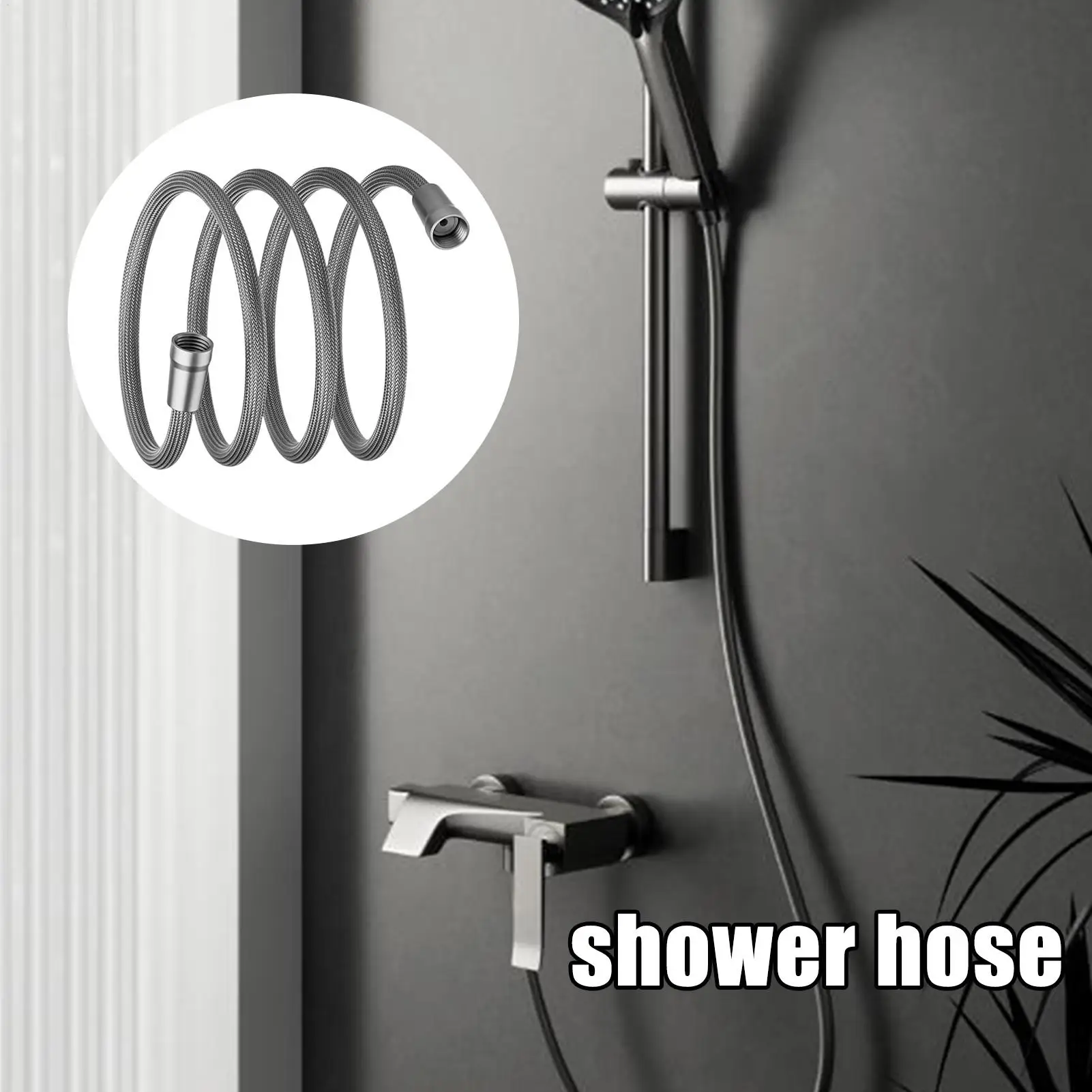 Shower Wand Hose Restroom Accessories High Pressure Showerhead Hose For Landlords Hotel Basement Homeowners Renters Home