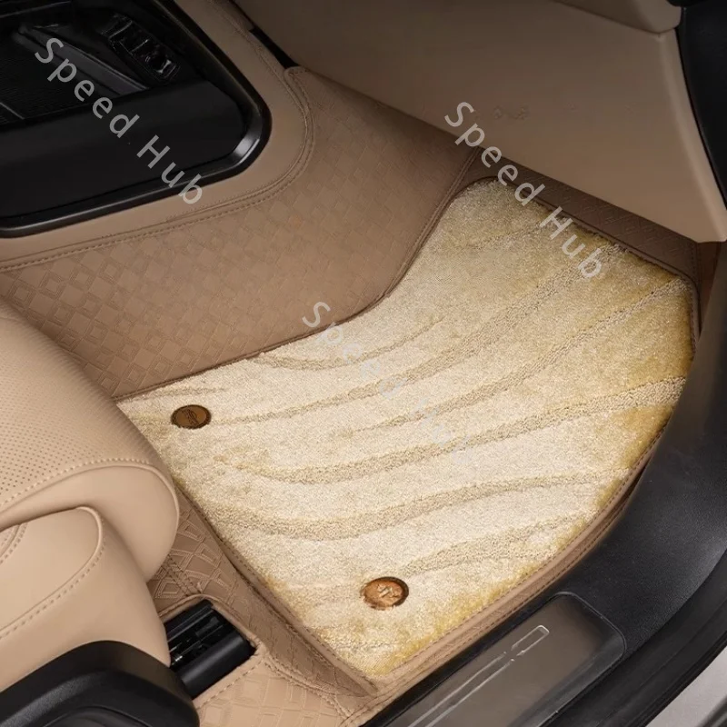 For Byd Equation Leopard 8 Denza B8 Full-coverage Floor Mats Double-layer Waterproof Soft-padded Blanket Mats Trunk Mats
