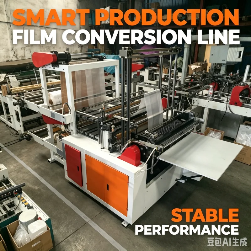 Custom Configured Plastic Bag Manufacturing Plant For Heavy Industry Clients Fully Automatic Multi Functional Machine Systems