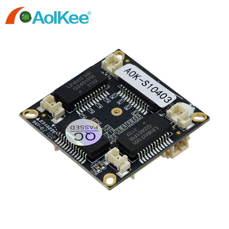 AOK-S10403 Gigabit switch module Ethernet switch motherboard 4 ports 1000M industrial robot