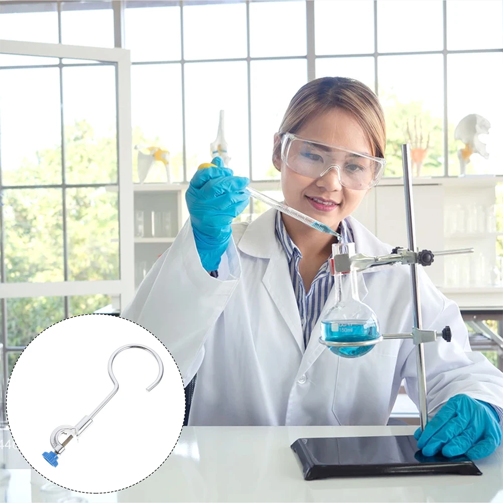 

Adjustable Flask Ring Stand Retort Funnel Holder For Laboratory Use Distillation Ring Clamp