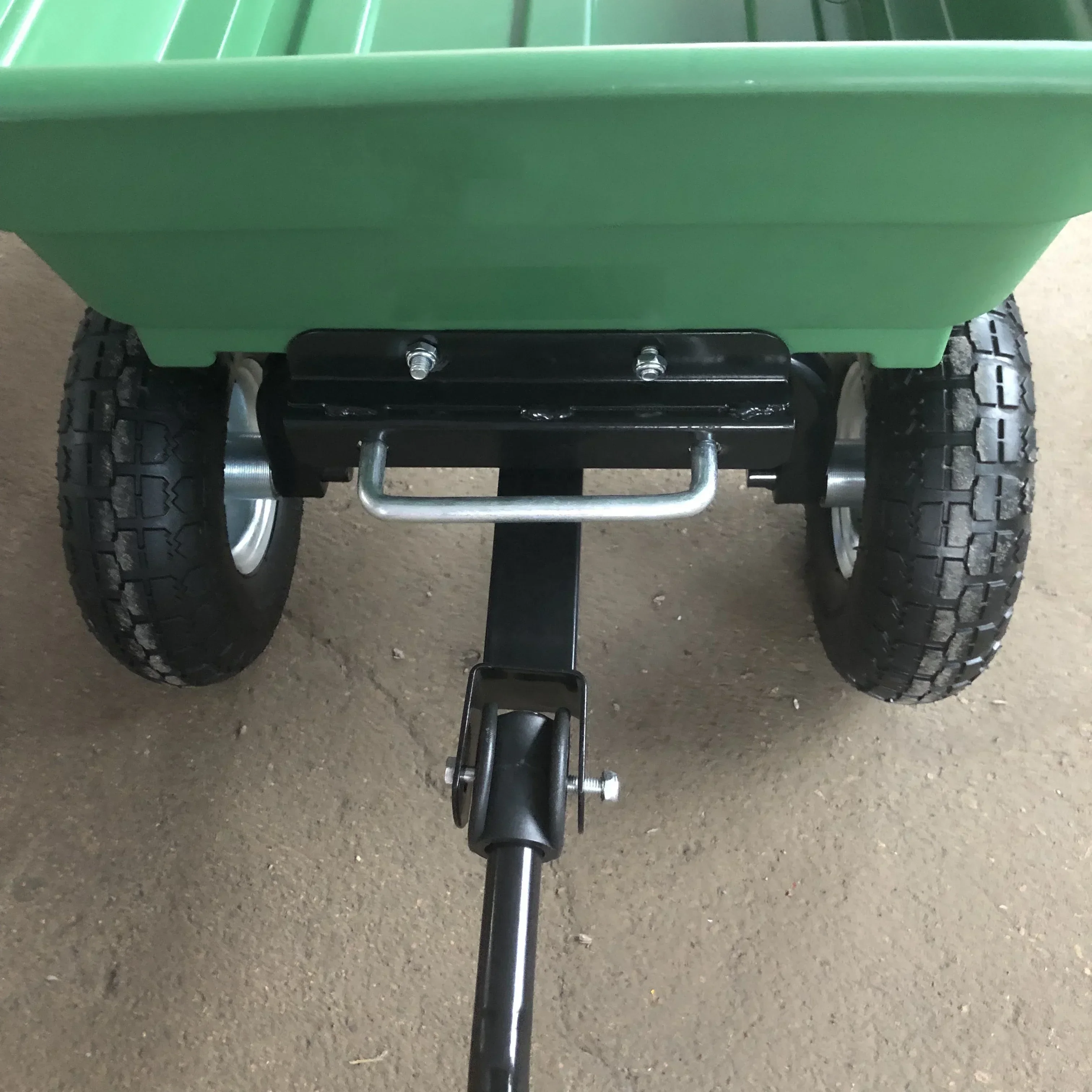 傾斜式ガーデンダンプトロリーワゴンカート手押し車ガーデニングティッパートラック