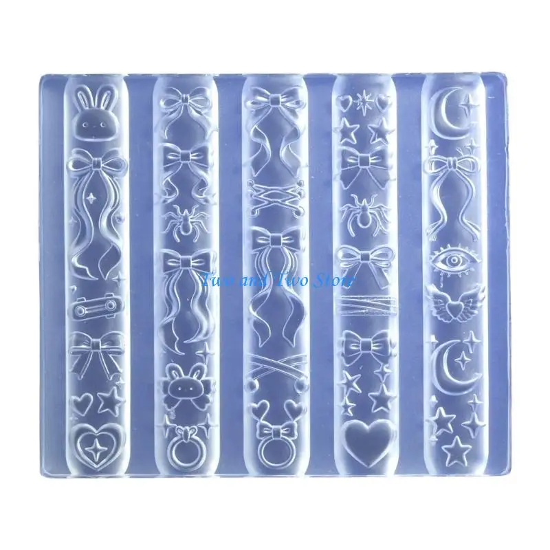 HX6F Embossed Art Mold for DIY Decoration and Small Craft Projects