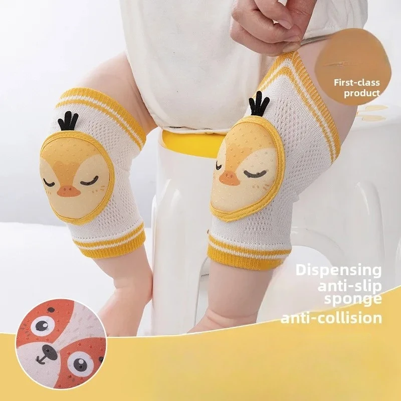Anti Slip Baby Knee Pads Thin Design for Baby Crawling Anti Fall Learning To Walk Protective Gear Children's Knee Pads