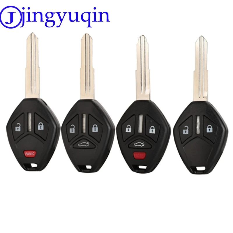 jingyuqin Remote Car Key Case Cover For Mitsubishi Lancer Outlander Endeavor Galant MIT8 Blade Key Shell Case 2/3/4 B