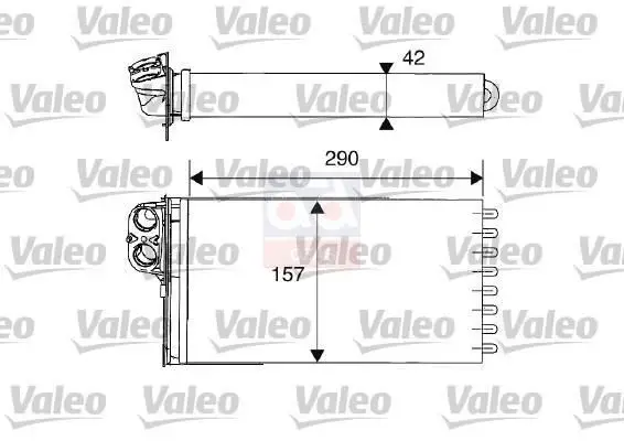 Store code: 812212 for heater radiator air conditioning BINEK (imported)