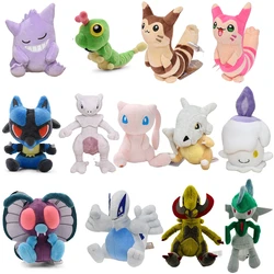 Игрушки Pokemon Fit Pulsh Gengar Caterpie Butterfree Litwick Lucario Mewtwo Gallade Haxorus Mew Furret, милая мягкая плюшевая кукла