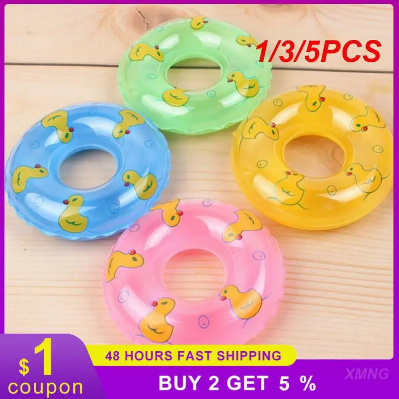 1/3/5PCS Mini Inflatable Swimming Buoy Play In Water Convenient Safe Lovely Mini Fun Baby Pool Float Mini Donuts