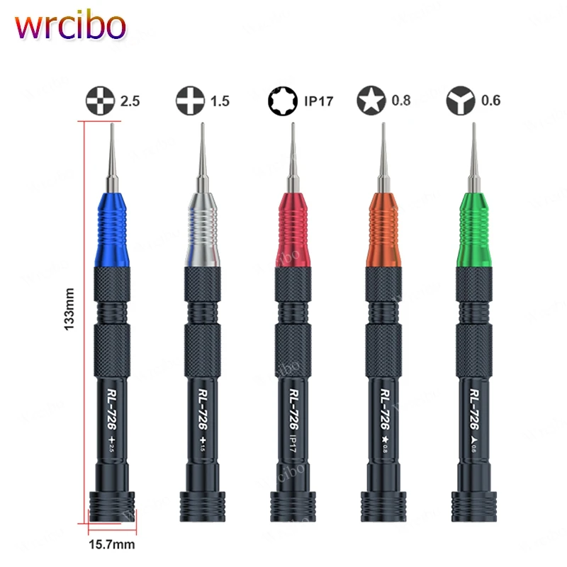 RELIFE RL-726 3D Precision Torque Screw Driver Anti Slip Teeth Screwdriver For iPhone Android phone Disassembly Repair Tools