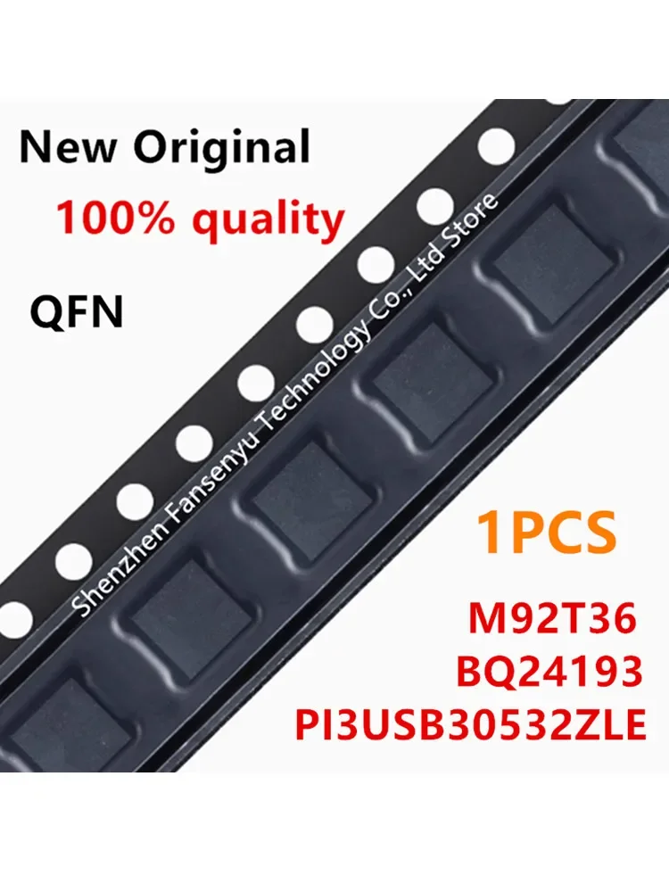 (1piece)100% New M92T36 BQ24193 PI3USB P13USB PI3USB30532ZLE P13USB30532ZLE QFN Chipset