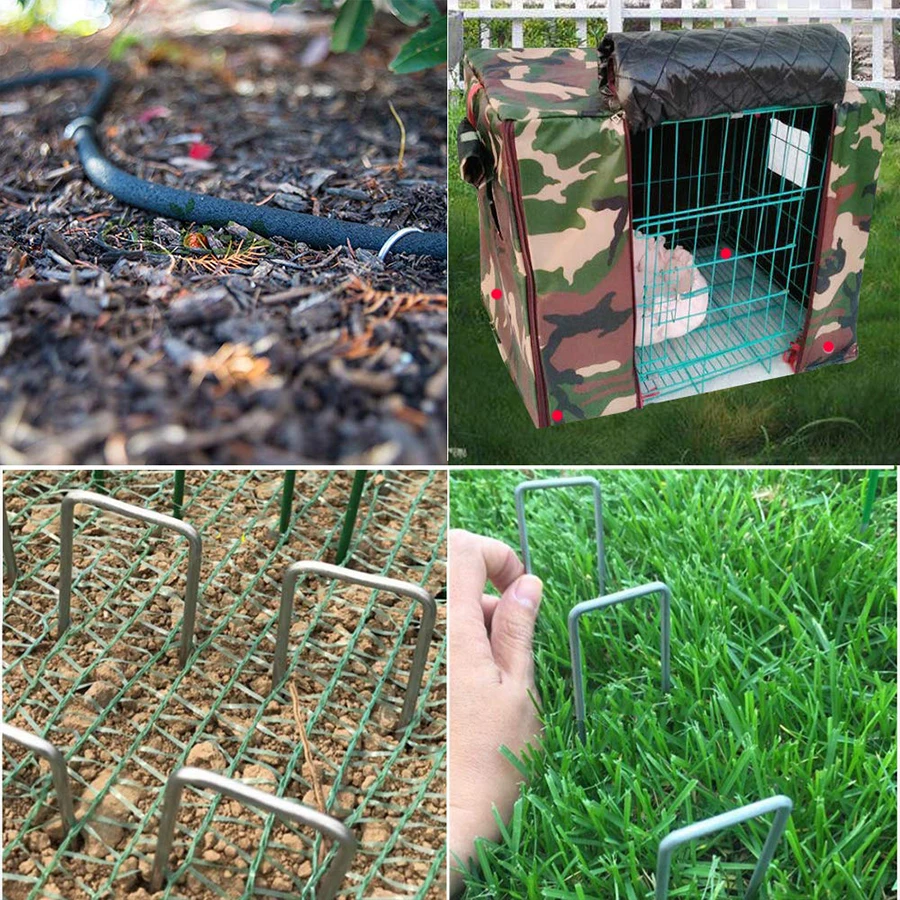 Garden Stakes Outdoor Accessories Gardening Supplies Staples Plants Pegs Ground Nail Vegetable Gadgets Heavy-duty Spike