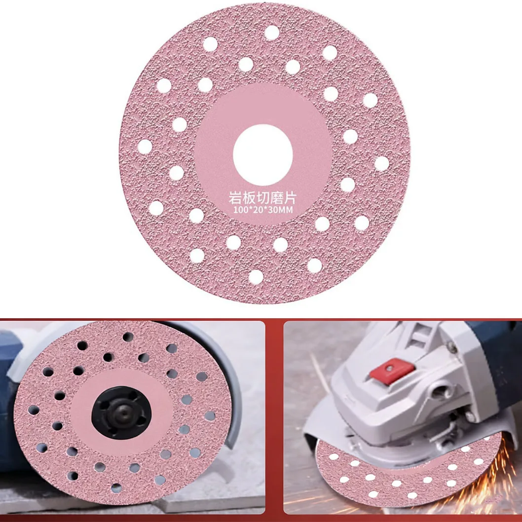 2PCS Diamond Grinding Cutting Disc for Angle Grinder Compatible with Marble Tile Stone Concrete and Masonry For materials