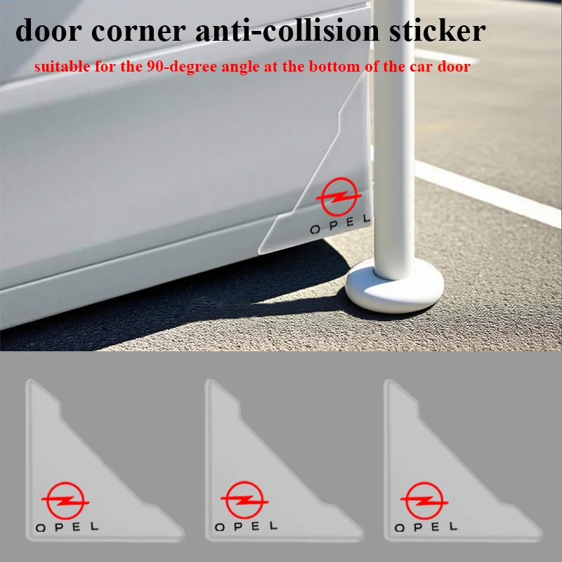

Наклейки против столкновений и царапин для углов дверей автомобиля Для Opel Astra j g Insignia Corsa d Vectra c Zafira a Auto Gadgets