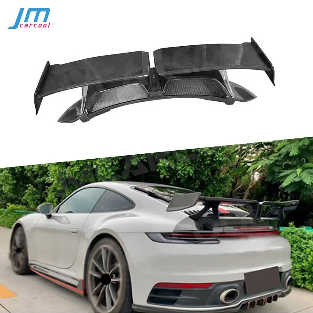 

Forged Carbon Fiber Car Rear Trunk Spoiler Wing for Porsche 911 992 FRP Body Kits External Decoration Car Accessories