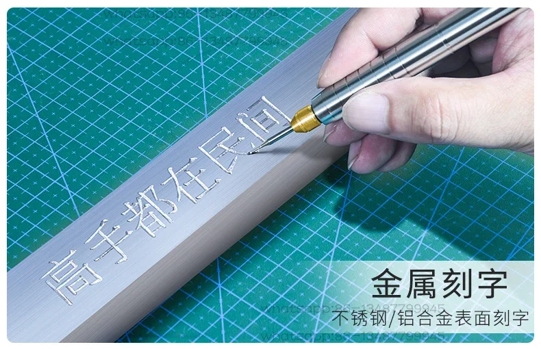 Máquina de grabado láser pequeña para placas de identificación, bolígrafo eléctrico para grabar jade y núcleos de oliva