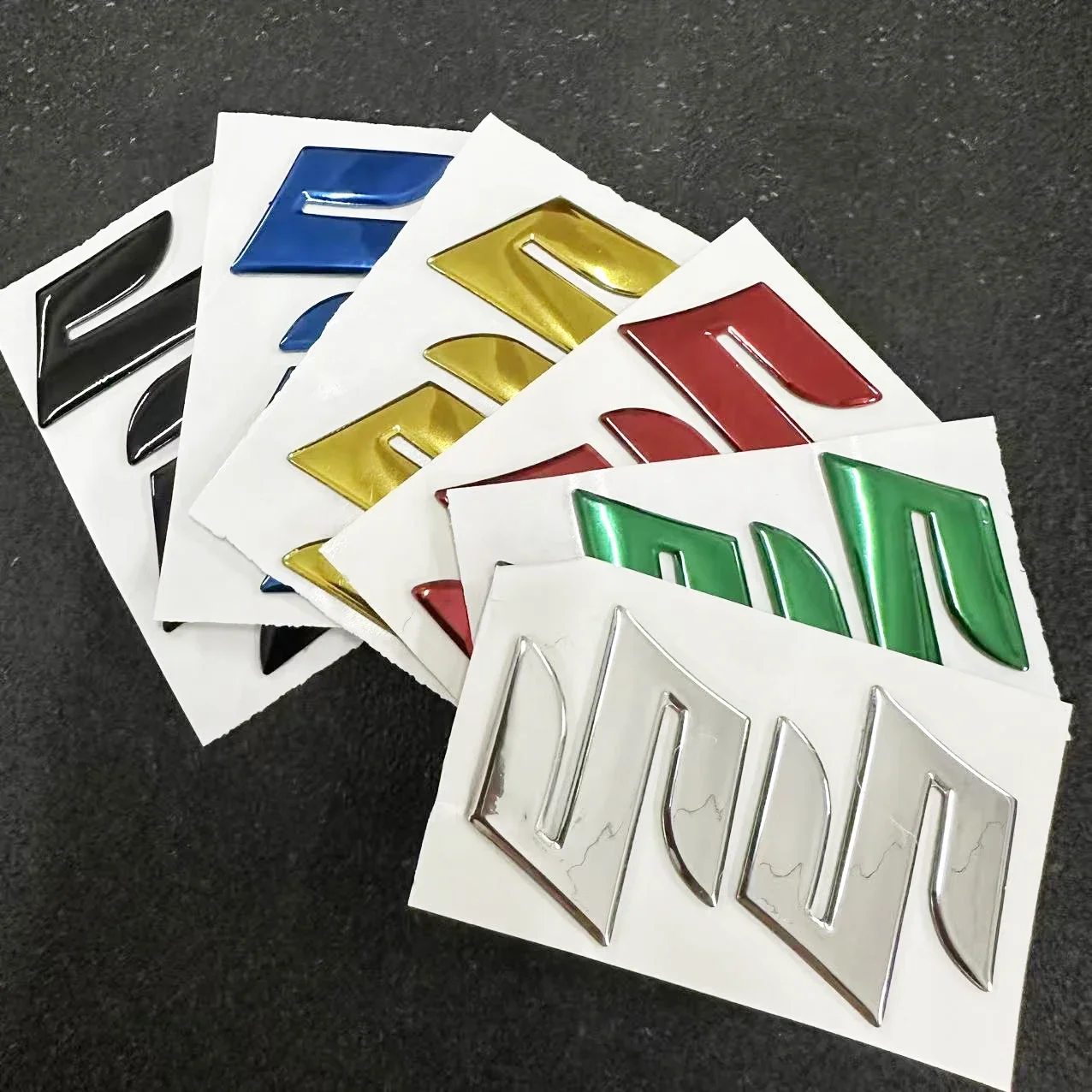 Kit de 2 pegatinas con logotipo de Suzuki con emblema 3D