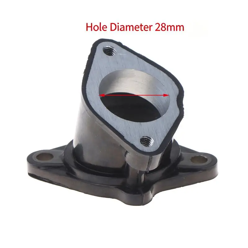 Motorcycle Carburetor Manifold Boot Adapter High Temperature Resistant Rubber for Off-Road Street Bike Repair Replacement