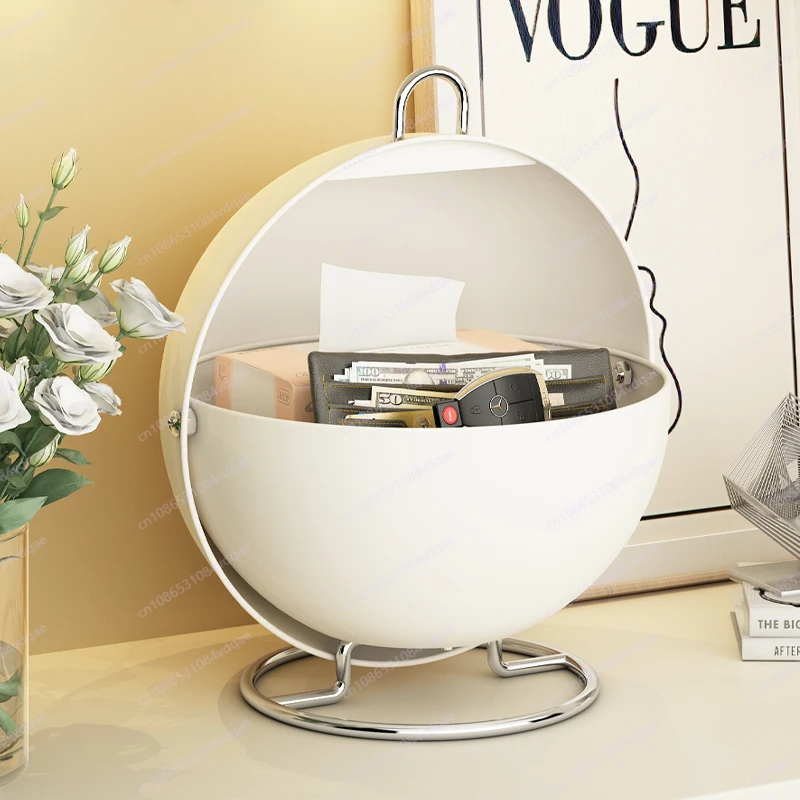 

Desktop sTorage box Small sundries stOrage box Spherical desktop storaGe Shelf storagE rack Entrance bedroom storAge