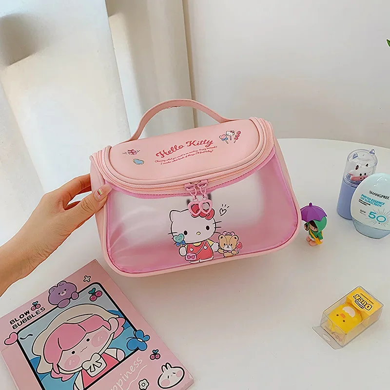 

HelloKitty Hot Model Launched in 2024 Cosmetic Bag High-looking Large-capacity Waterproof Portable Hookable Toiletry Storage Bag