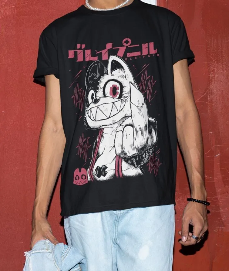 Gleipnir Shirt Shuichi monster form Anime Black Shirt Gift
