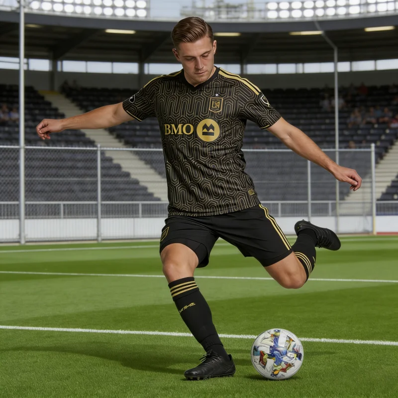 2026 New Fashion Los Angeles Soccer Jersey Sports Men's Women Quick Drying Breathable Football Fan T-shirt Tops Family Kids Tees