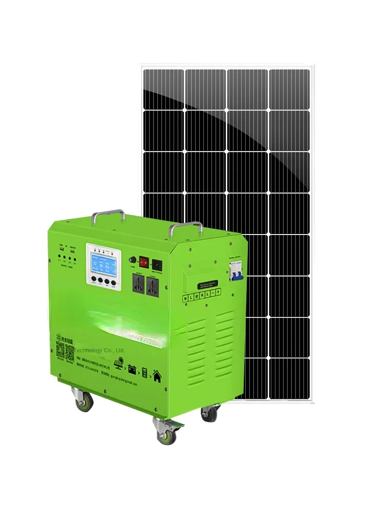 Solar panel generator househol 220v full set of all-in-one car air conditioner photovoltaic power generation system