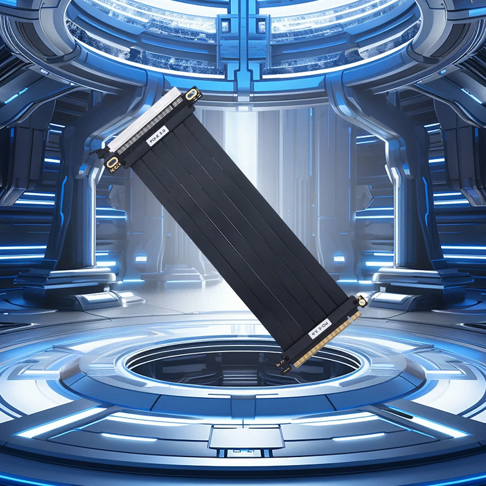 Удлинительный порт, 180-градусный адаптер, удлинитель PCI Express Gen 3, графический процессор, удлинительный кабель для видеокарты, удлинительный кабель PCIE 3.0