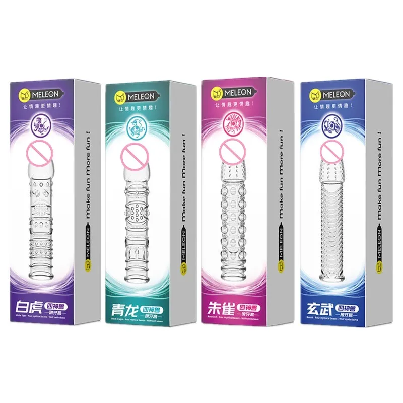 Particles G Point Stimulation Penis Sleeves Massage Sex Toys For Adult Men Penis Rings Sex Delay Couples Games Delay Reusable