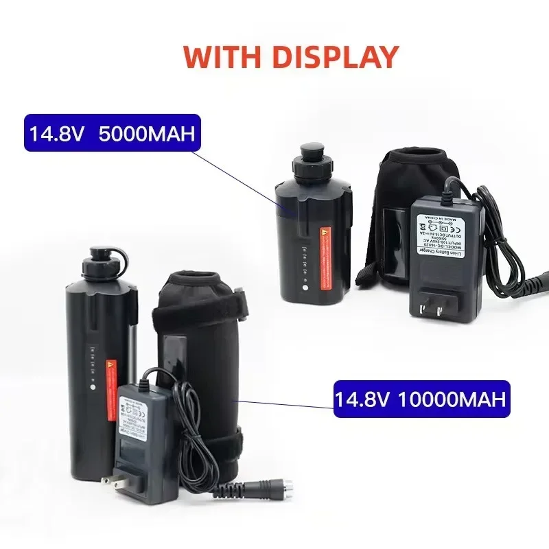 14.8V 10000mAh suitable for SHIMANO water droplet wheel DAIWA dual hole battery