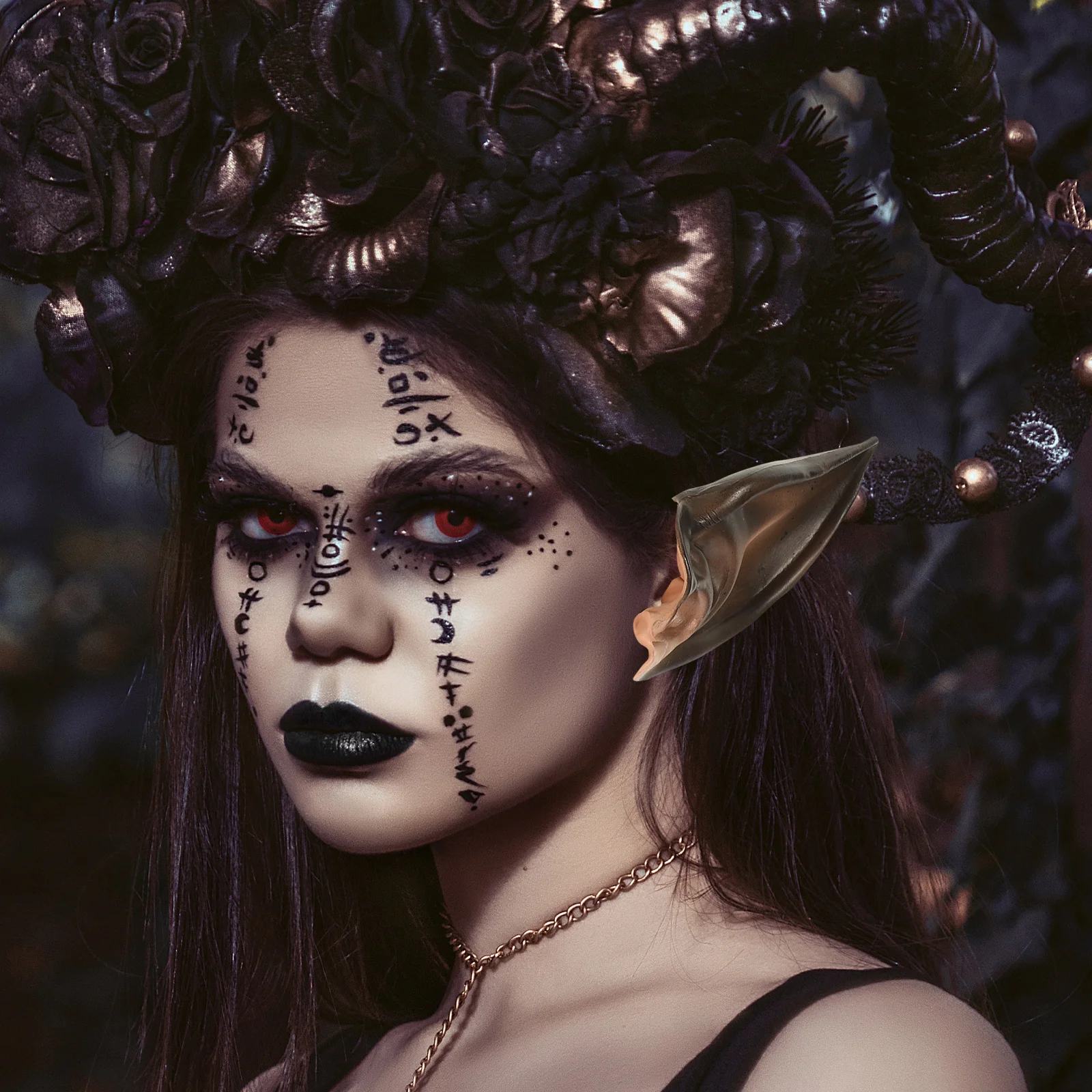 1 ペア快適な素材のコスプレ耳ハロウィンコスチュームアクセサリー妖精小道具妖精の耳耳小道具耳アクセサリー