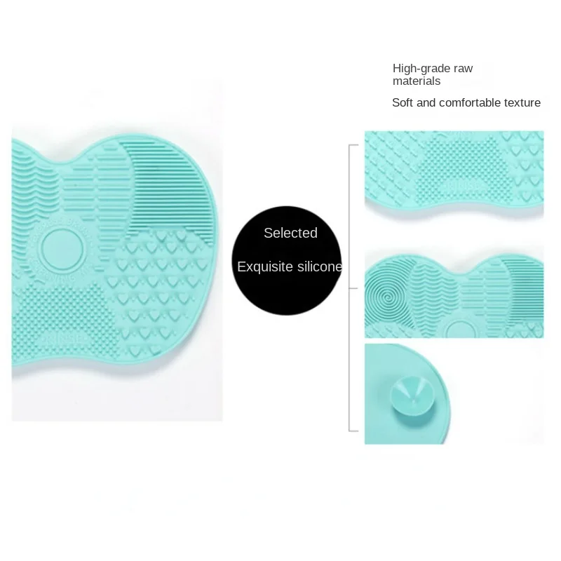 Makeup Brush Cleaner Pad Newest Silicone Brush Cleaner Cosmetic Make Up Washing Brush Gel Cleaning Mat Foundation Scrubbe Board