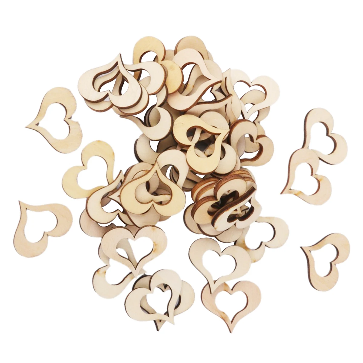 

50pcs Wood 30mm Basswood Blank Log Discs Wood Slices Smooth DIY Craft Log Slices Sewing Accessories Wooden Decor