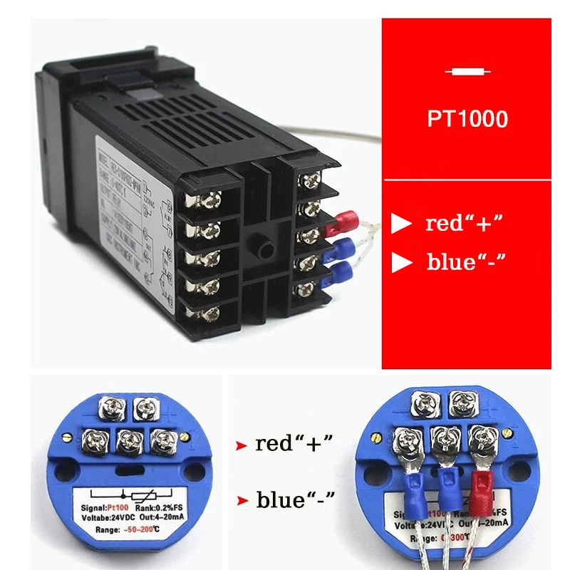 الفولاذ المقاوم للصدأ PT1000 استشعار درجة الحرارة الحرارية مع كابل 0.5/1/2/3 ~ 10 متر استشعار درجة الحرارة ارتفاع درجة الحرارة مقاوم للماء #6